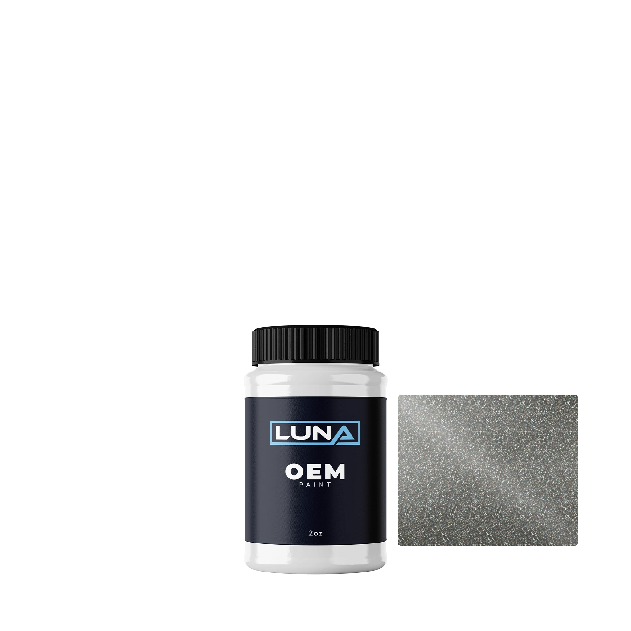 Volvo Steel Dawn M. 91021 | Luna OEM Basecoat - 2oz Touch Up Bottle w/ Brush