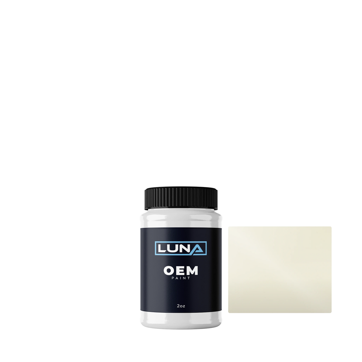 Nissan Antarctic White CLR 911 | Luna OEM Basecoat - 2oz Touch Up Bottle w/ Brush