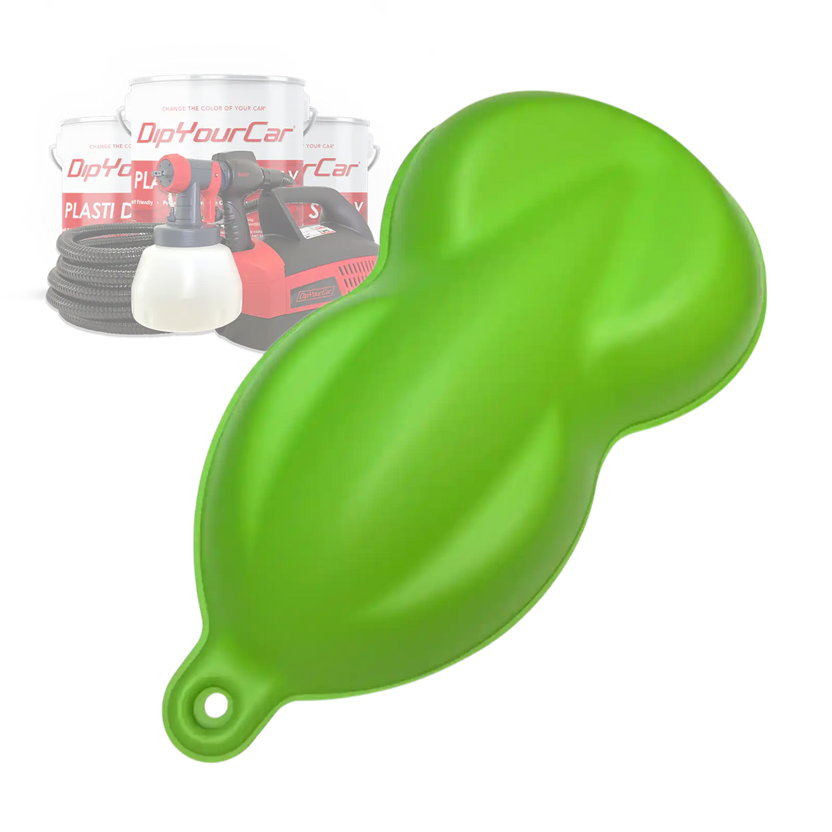 Electric Lime Peelable Car Kit