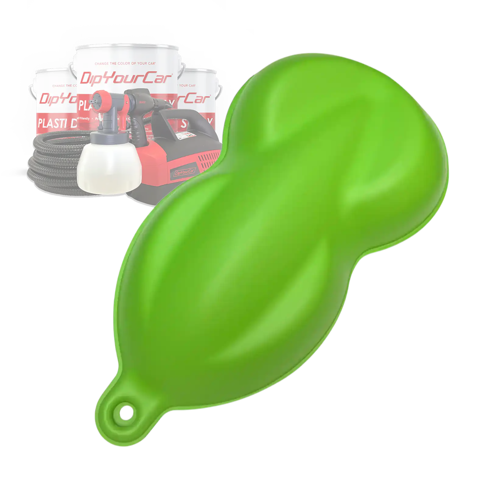 Electric Lime Peelable Car Kit