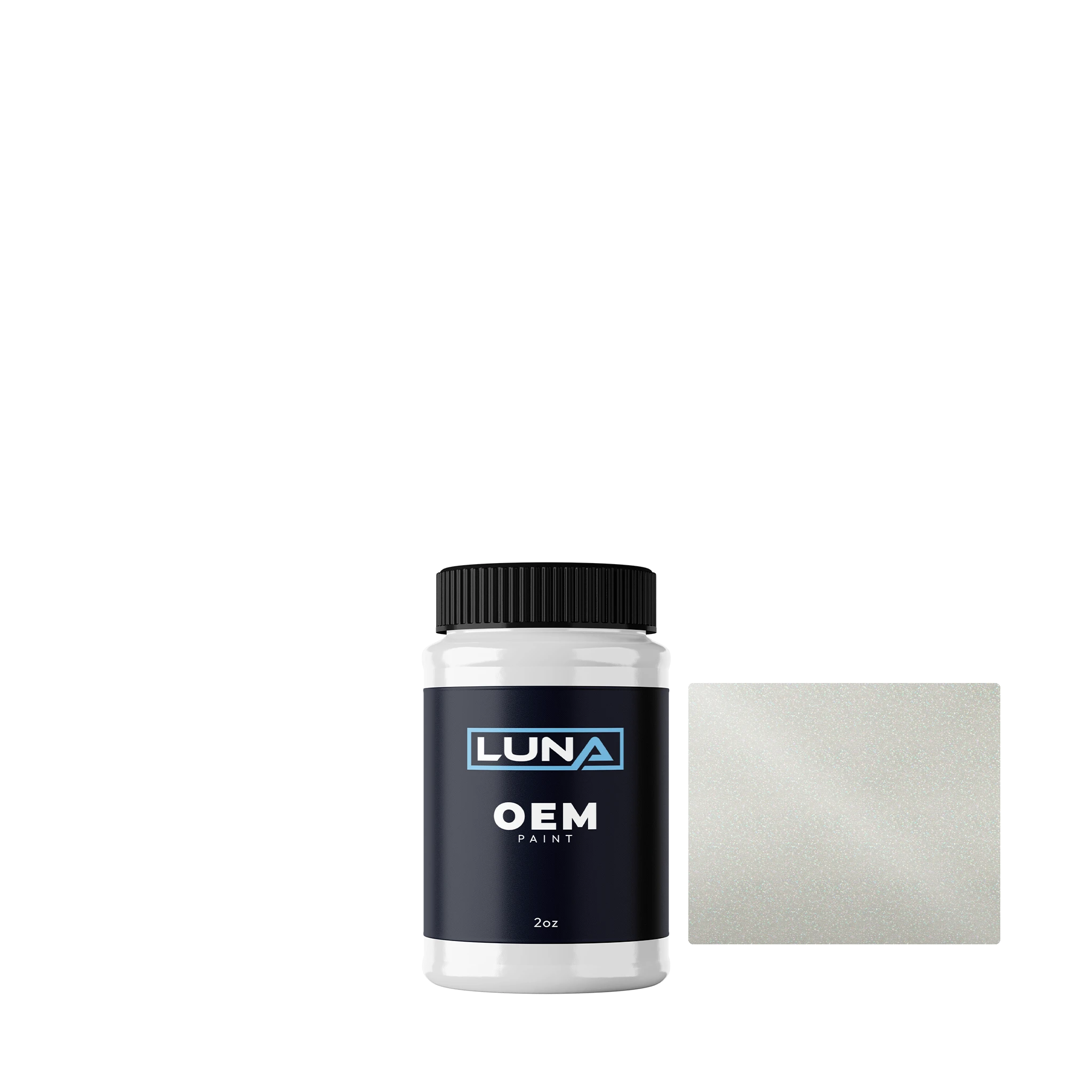 Mazda Snowflake White P. M. 26G | Luna OEM Basecoat - 2oz Touch Up Bottle w/ Brush