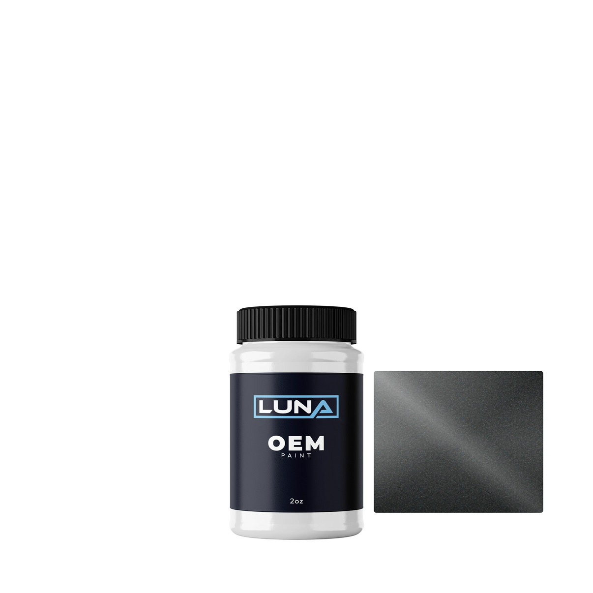 General Motors Cyber Gray M. 1 57-637R | Luna OEM Basecoat - 2oz Touch Up Bottle w/ Brush