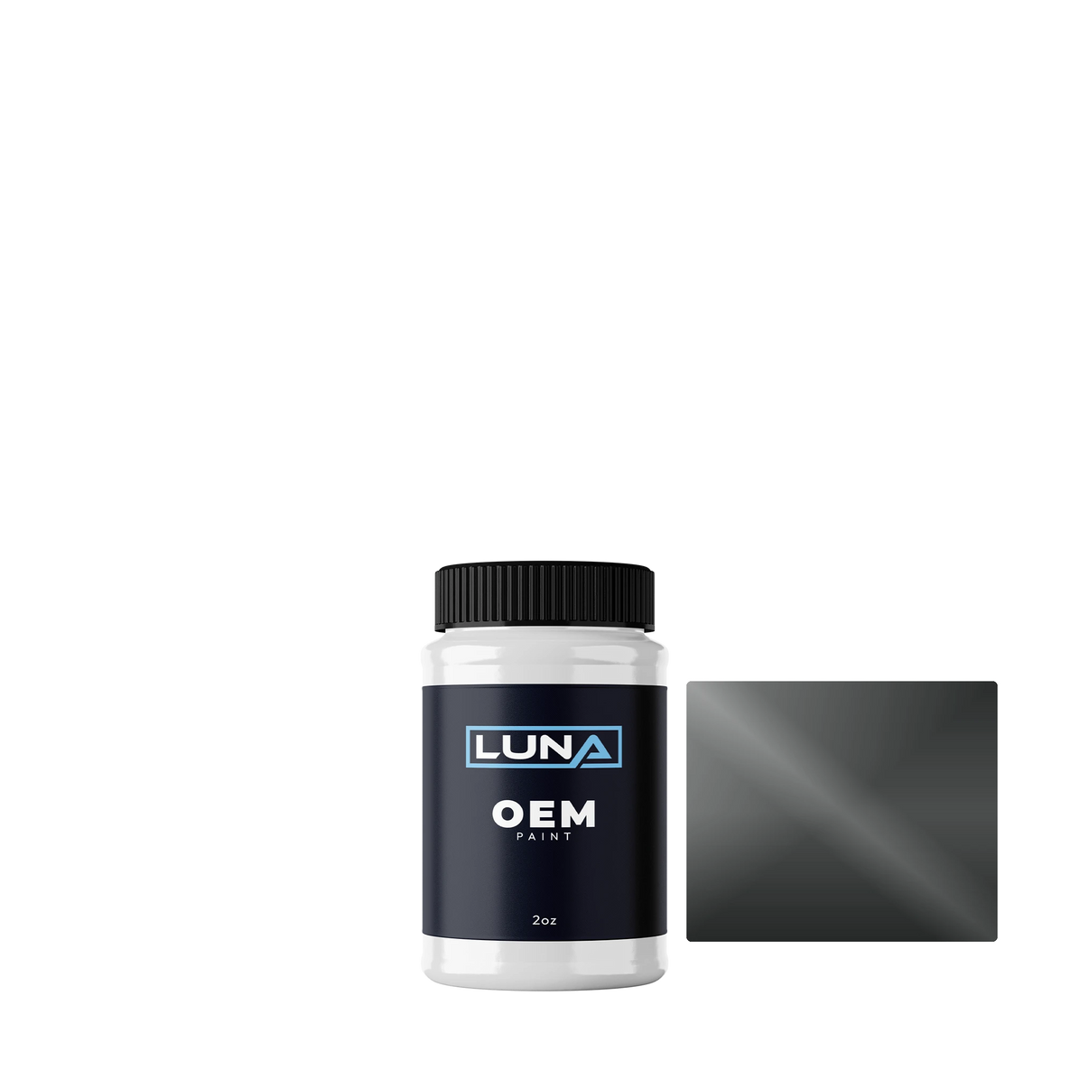 Ducati Motorcycle Nero M. - 2c DUC108 | Luna OEM Basecoat - 2oz Touch Up Bottle w/ Brush