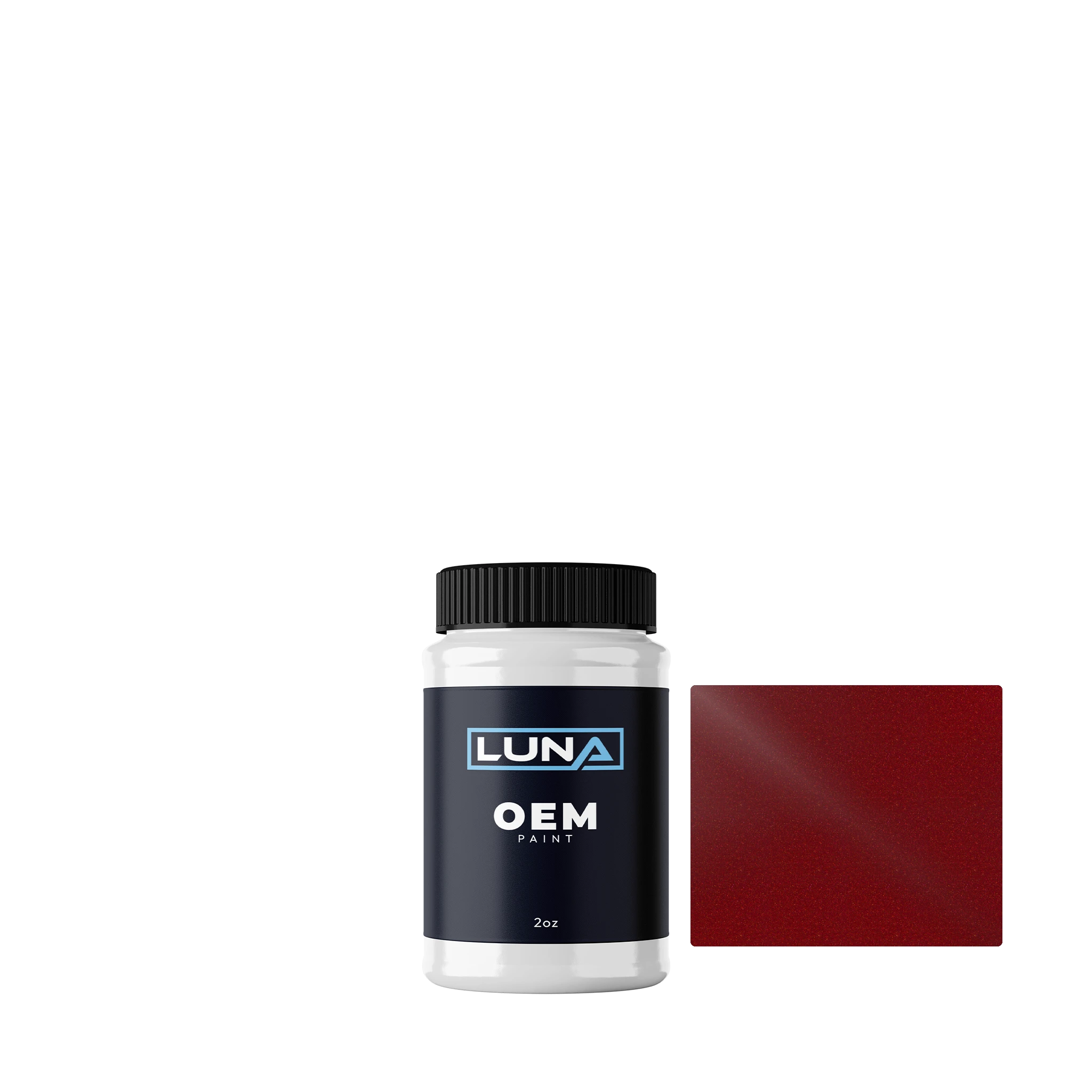 Isuzu Venetian Red P. 546 | Luna OEM Basecoat - 2oz Touch Up Bottle w/ Brush