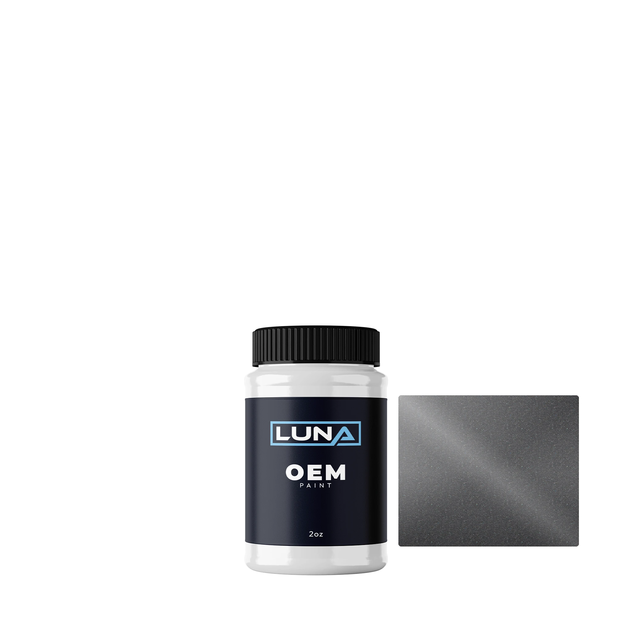 Subaru Monterey Silver M. 35Y | Luna OEM Basecoat - 2oz Touch Up Bottle w/ Brush