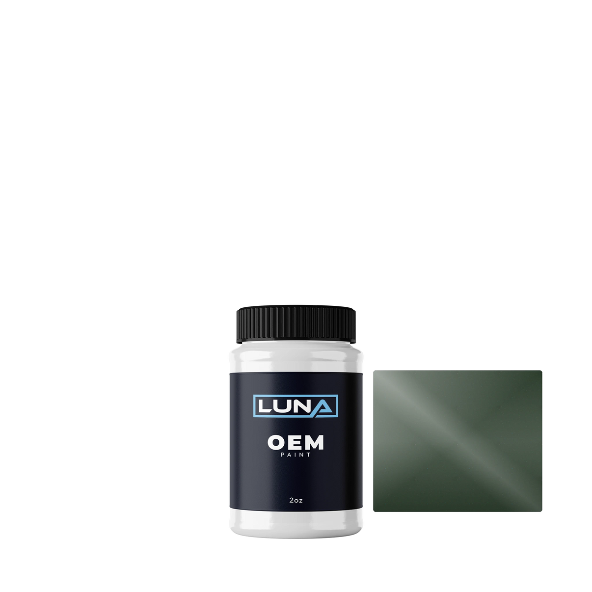 Nissan Back Country Green M. DAQ | Luna OEM Basecoat - 2oz Touch Up Bottle w/ Brush