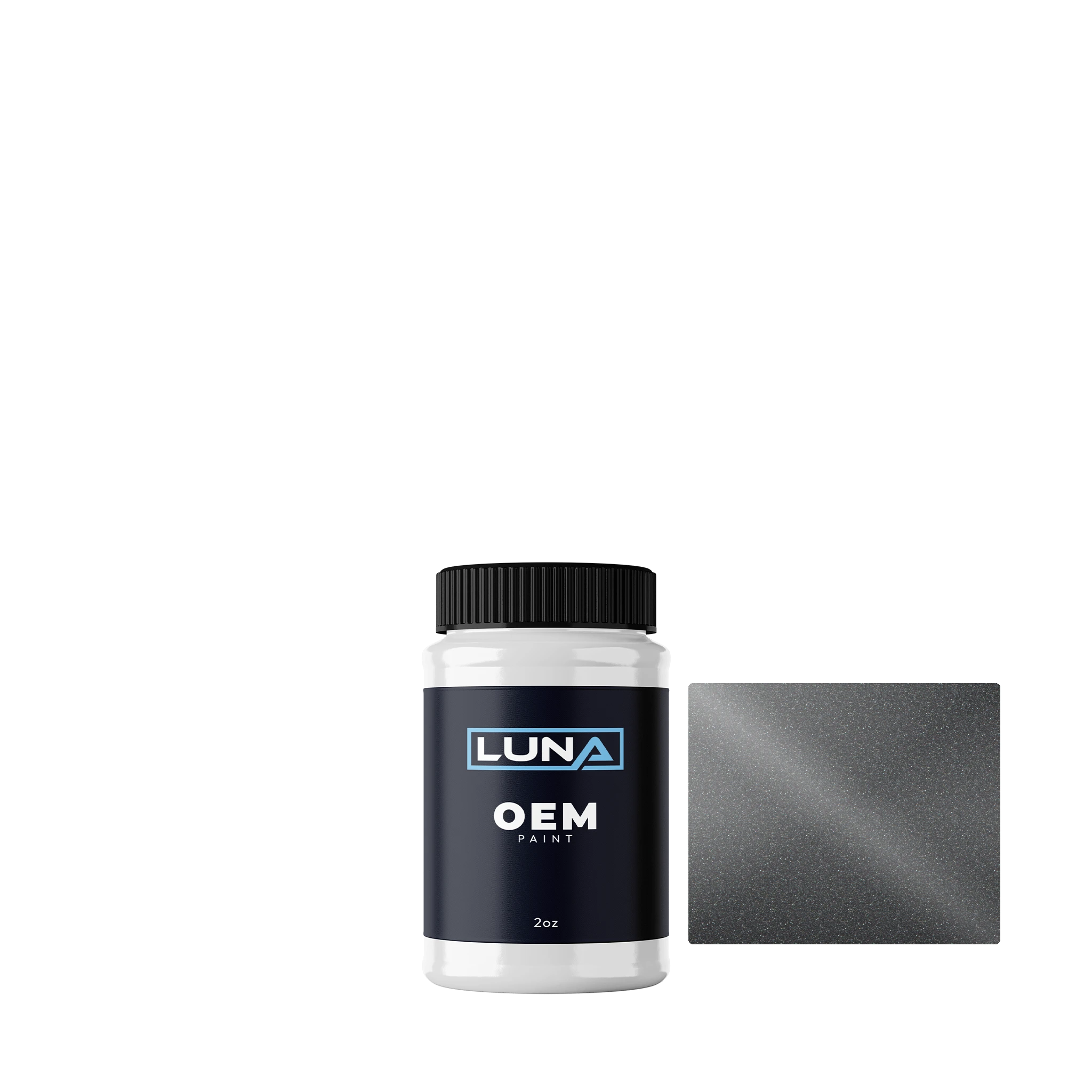 Hyundai Oyster Grey M. ML | Luna OEM Basecoat - 2oz Touch Up Bottle w/ Brush