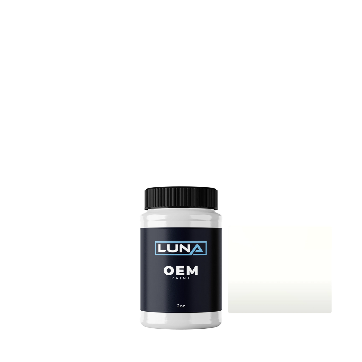 Yugo Aspen White 211 | Luna OEM Basecoat - 2oz Touch Up Bottle w/ Brush