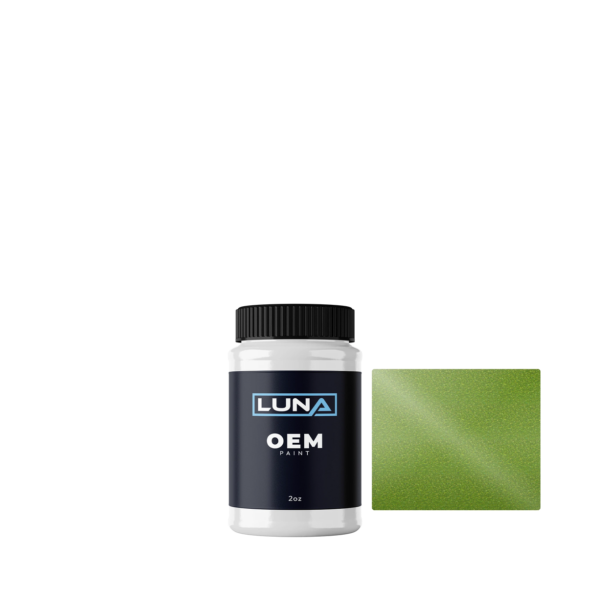 Chevrolet Europe Fresh Green Lime M. 1 G6F | Luna OEM Basecoat - 2oz Touch Up Bottle w/ Brush