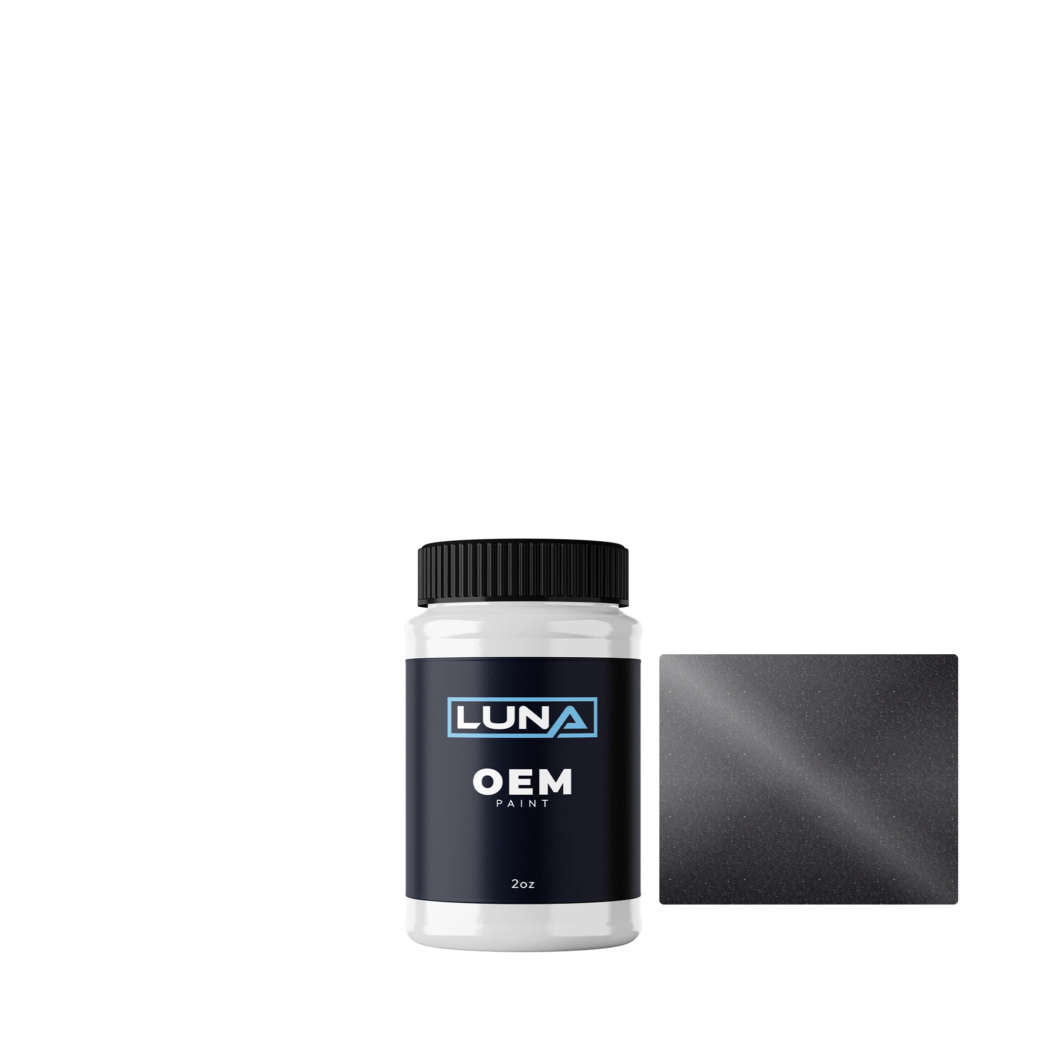 Ford Usa Dark Charcoal M. M5966A | Luna OEM Basecoat - 2oz Touch Up Bottle w/ Brush