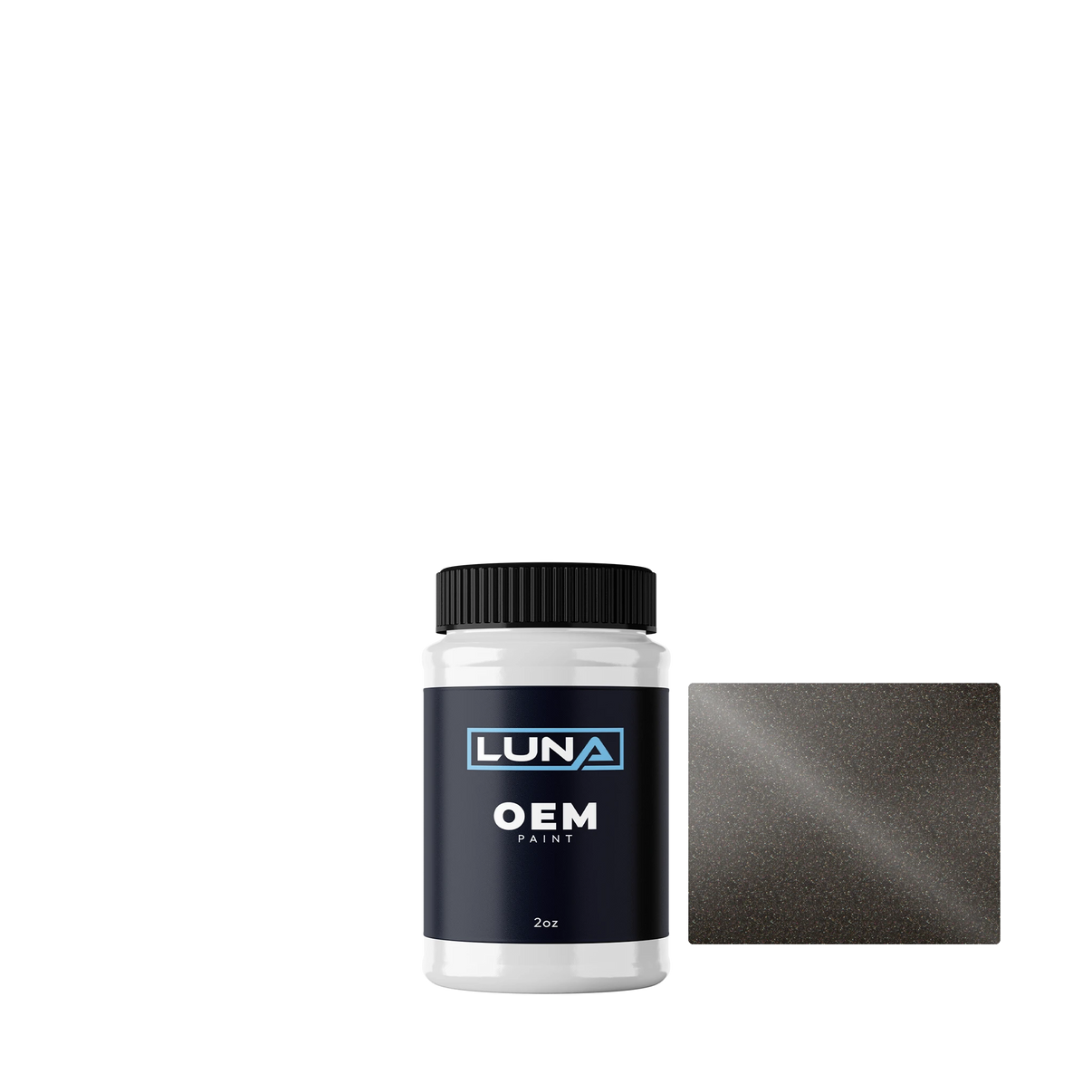 General Motors Aztec Gray M. GVE-764U | Luna OEM Basecoat - 2oz Touch Up Bottle w/ Brush