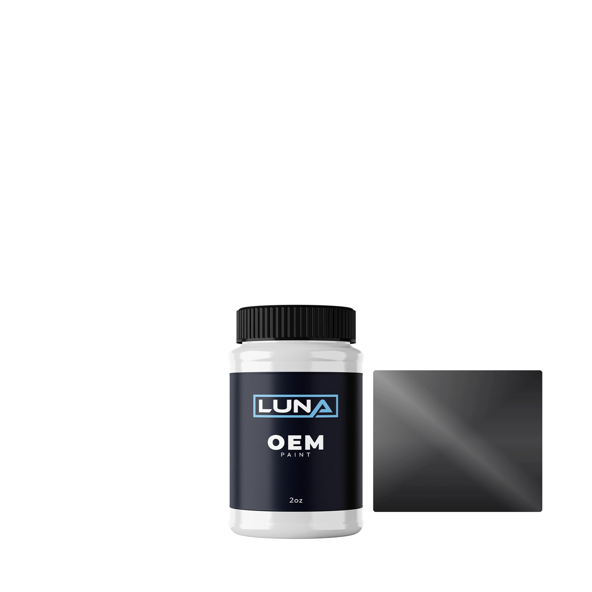 Mitsubishi Pyrenees Black P. SM | Luna OEM Basecoat - 2oz Touch Up Bottle w/ Brush