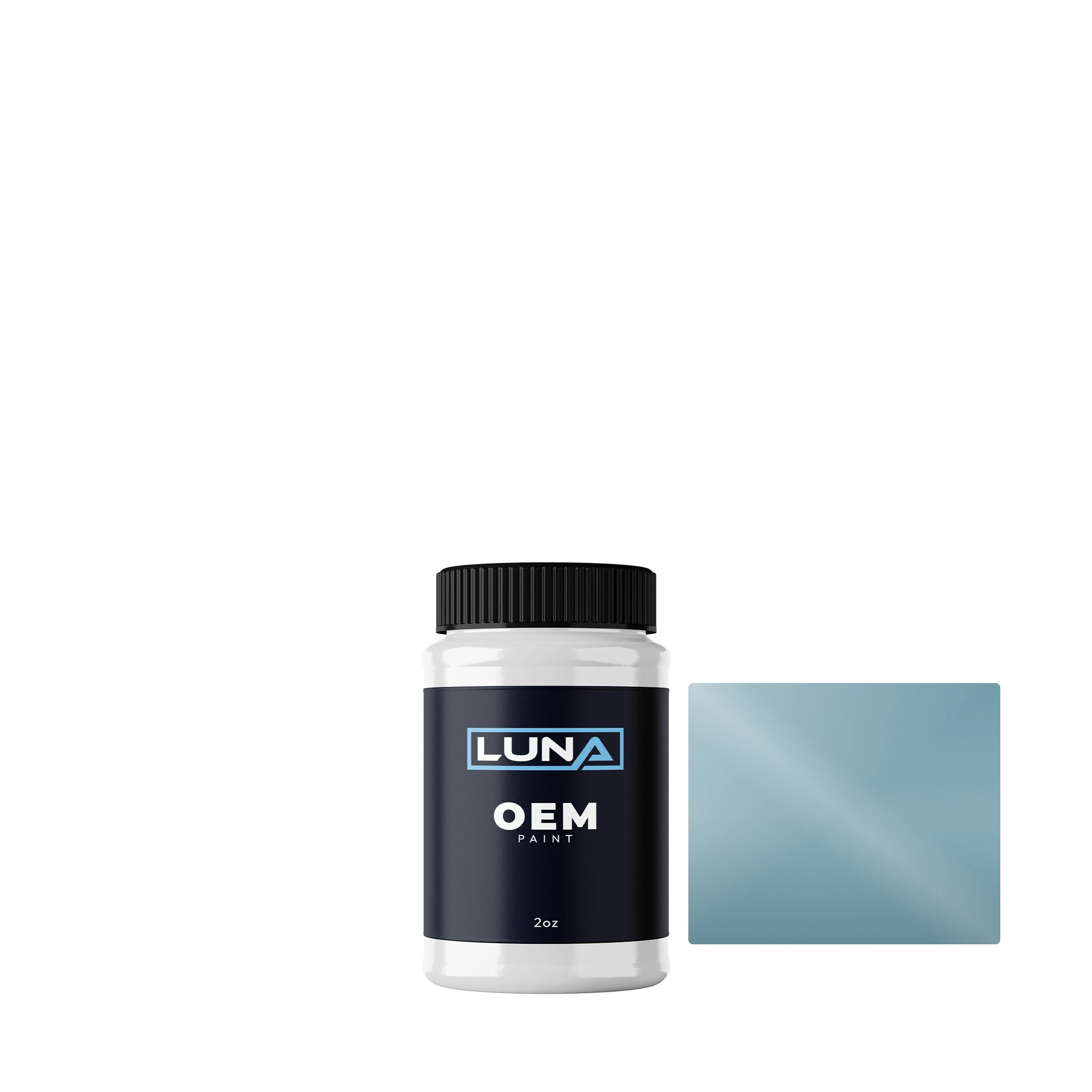 Audi | VW Chromblau L51K | Luna OEM Basecoat - 2oz Touch Up Bottle w/ Brush