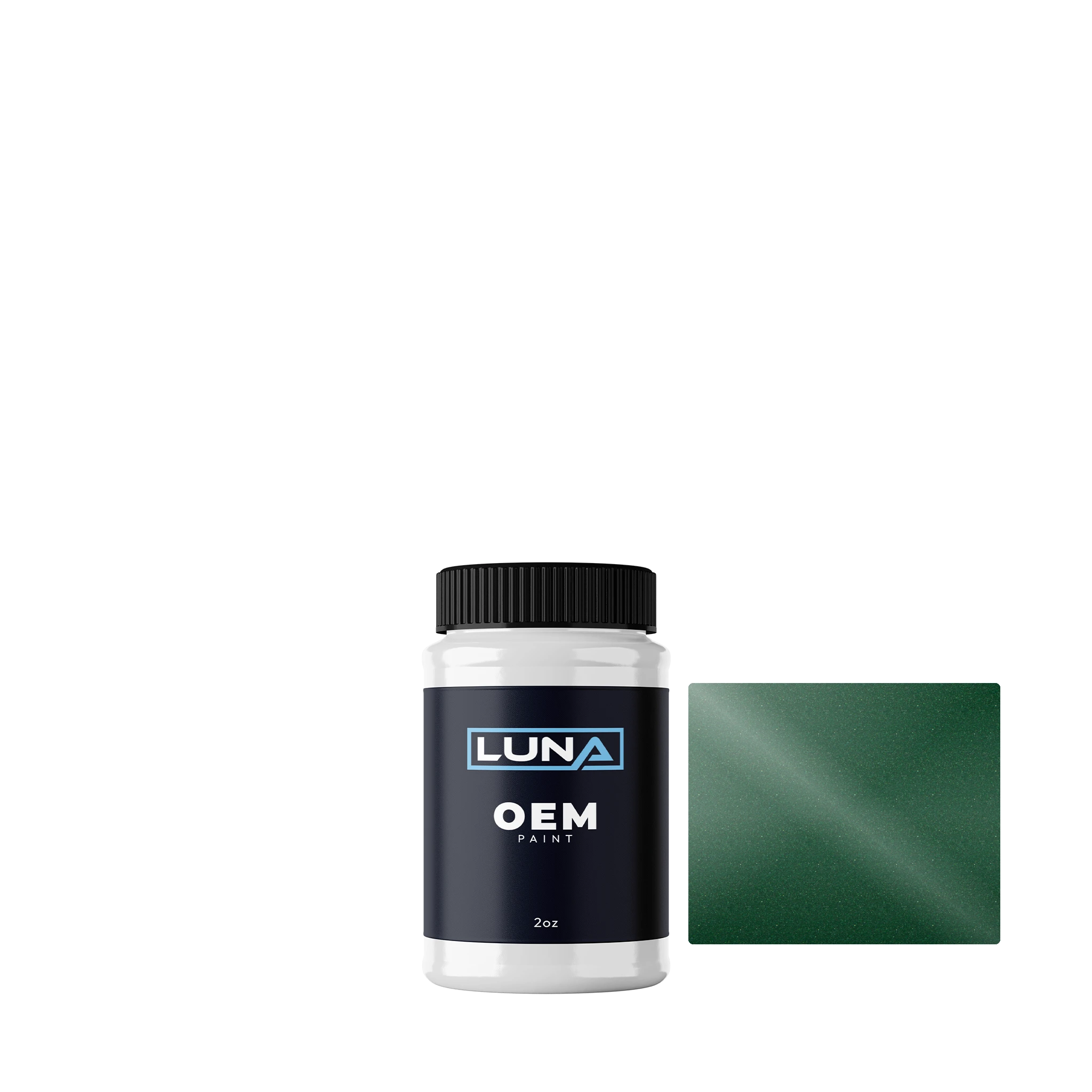 Audi | VW Spring Green M. LU6N | Luna OEM Basecoat - 2oz Touch Up Bottle w/ Brush
