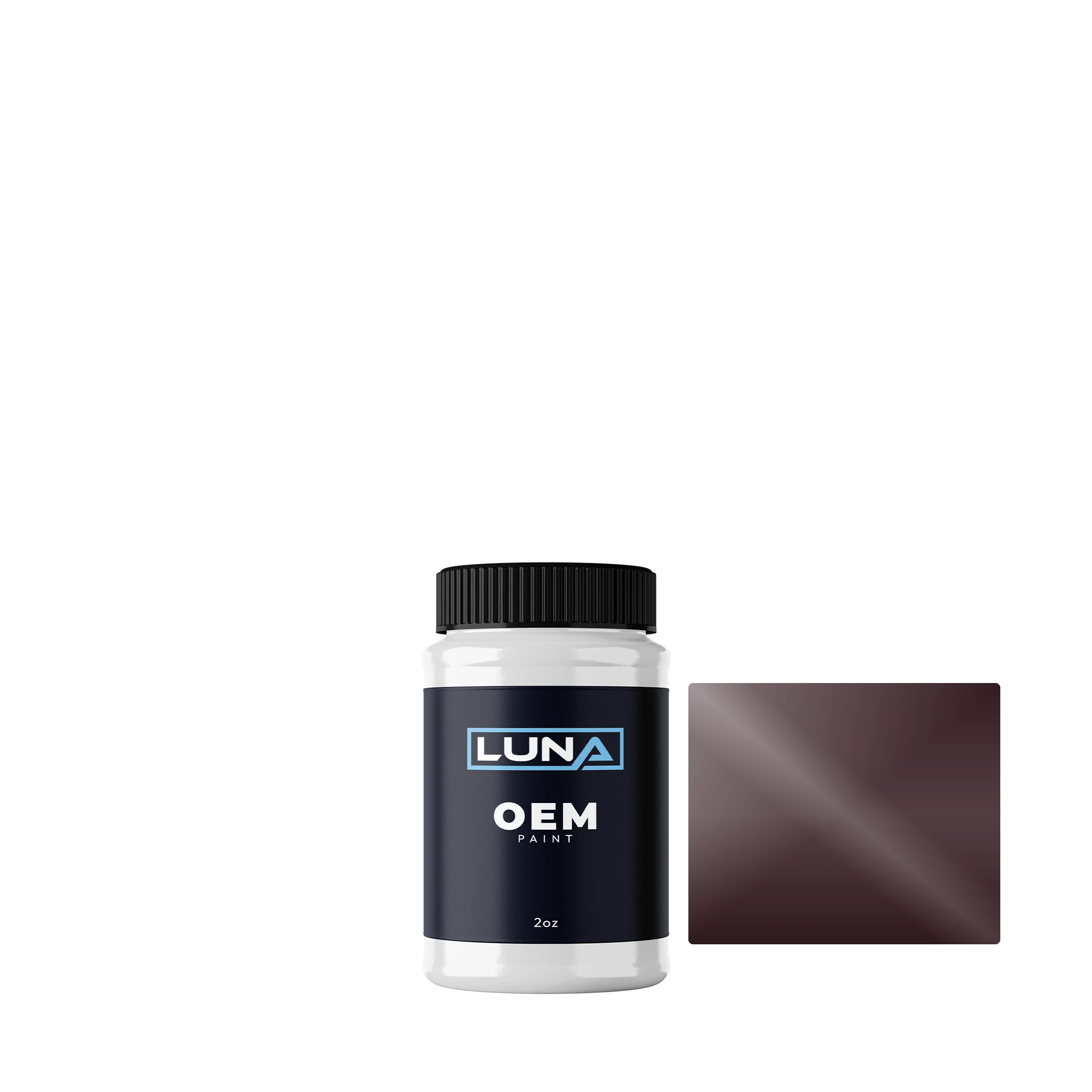 Yamaha Motorcycle Dark Candy M. - 3c YAM168 | Luna OEM Basecoat - 2oz Touch Up Bottle w/ Brush