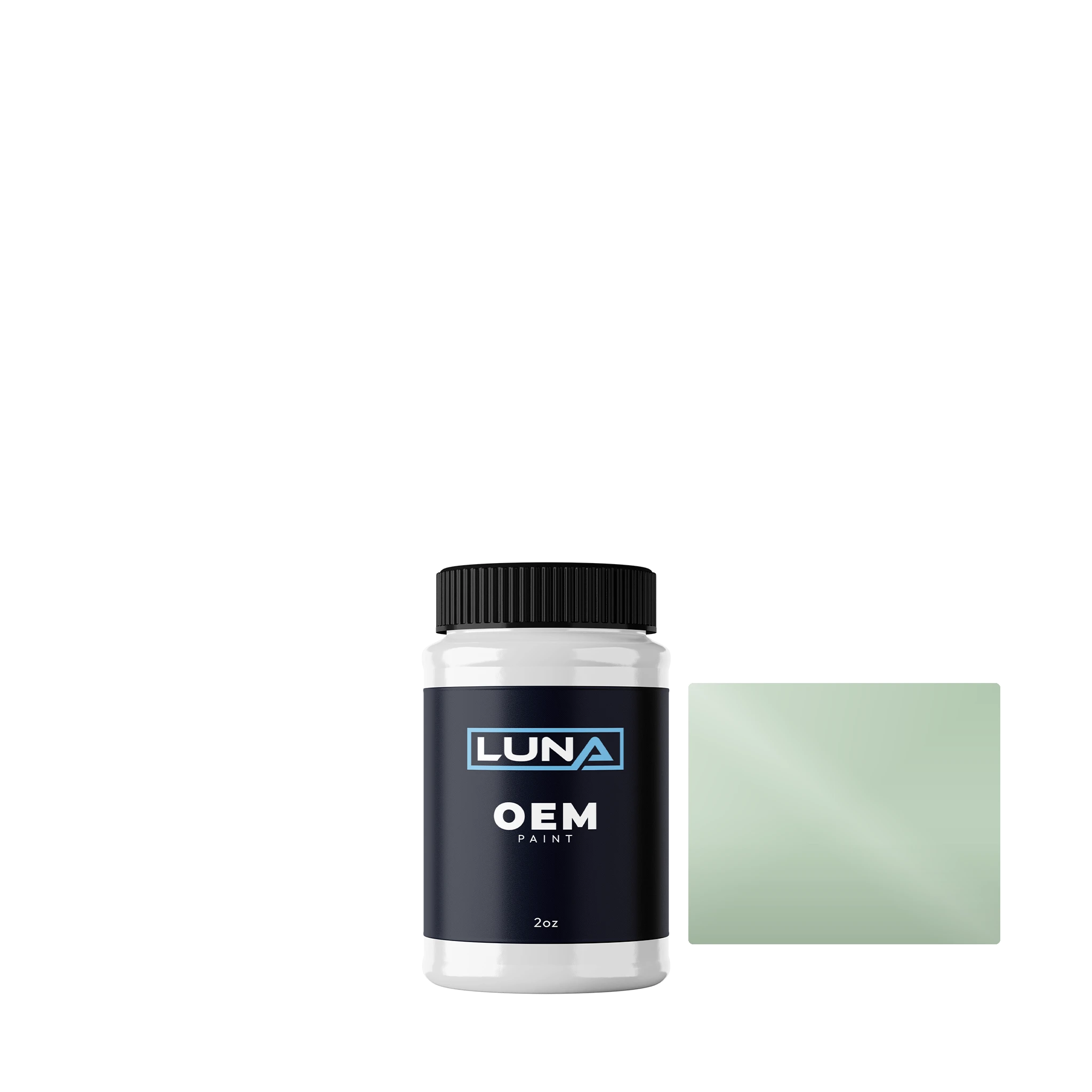 Fiat Verde Lichene M. (2013) 359A | Luna OEM Basecoat - 2oz Touch Up Bottle w/ Brush