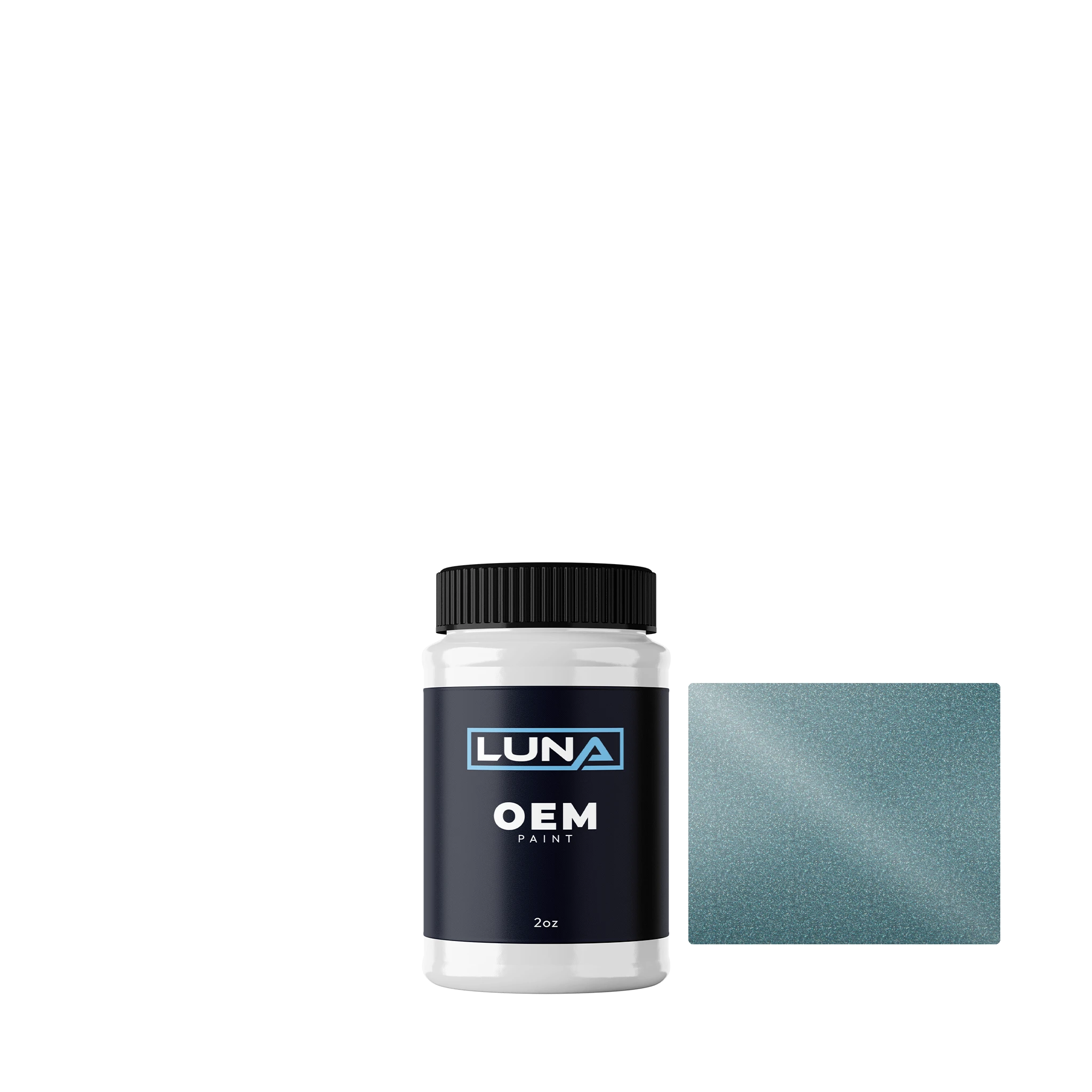 Audi | VW Spearmint Green M. LQ6C | Luna OEM Basecoat - 2oz Touch Up Bottle w/ Brush