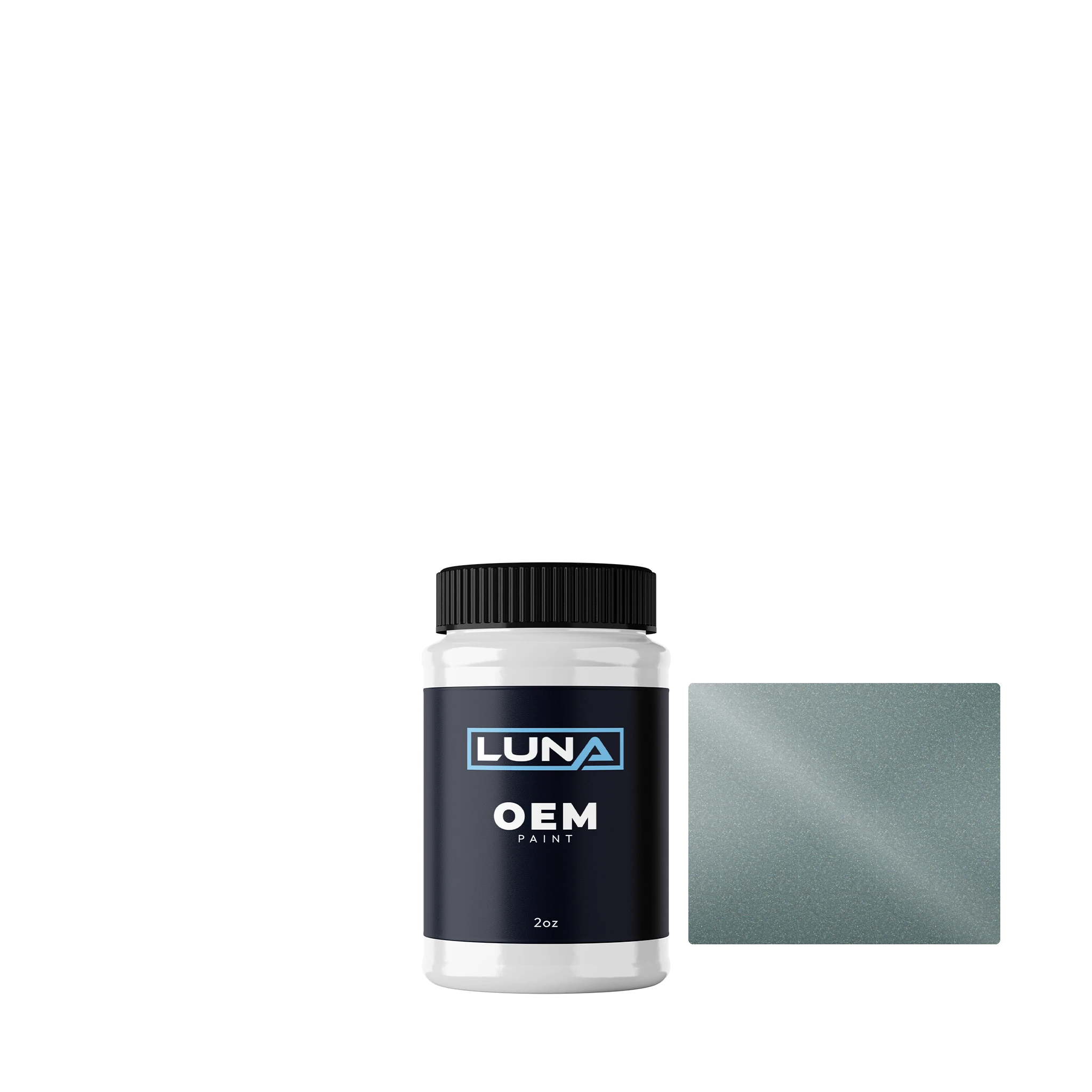 Audi | VW Kristallgruen M. 33N | Luna OEM Basecoat - 2oz Touch Up Bottle w/ Brush