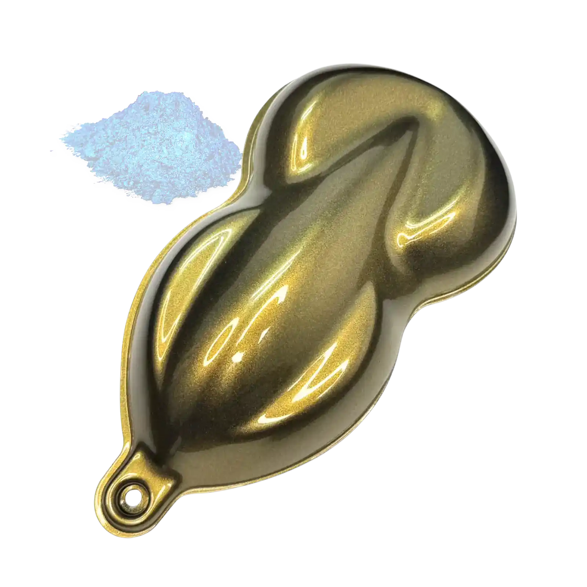 Gold Interference Pearls