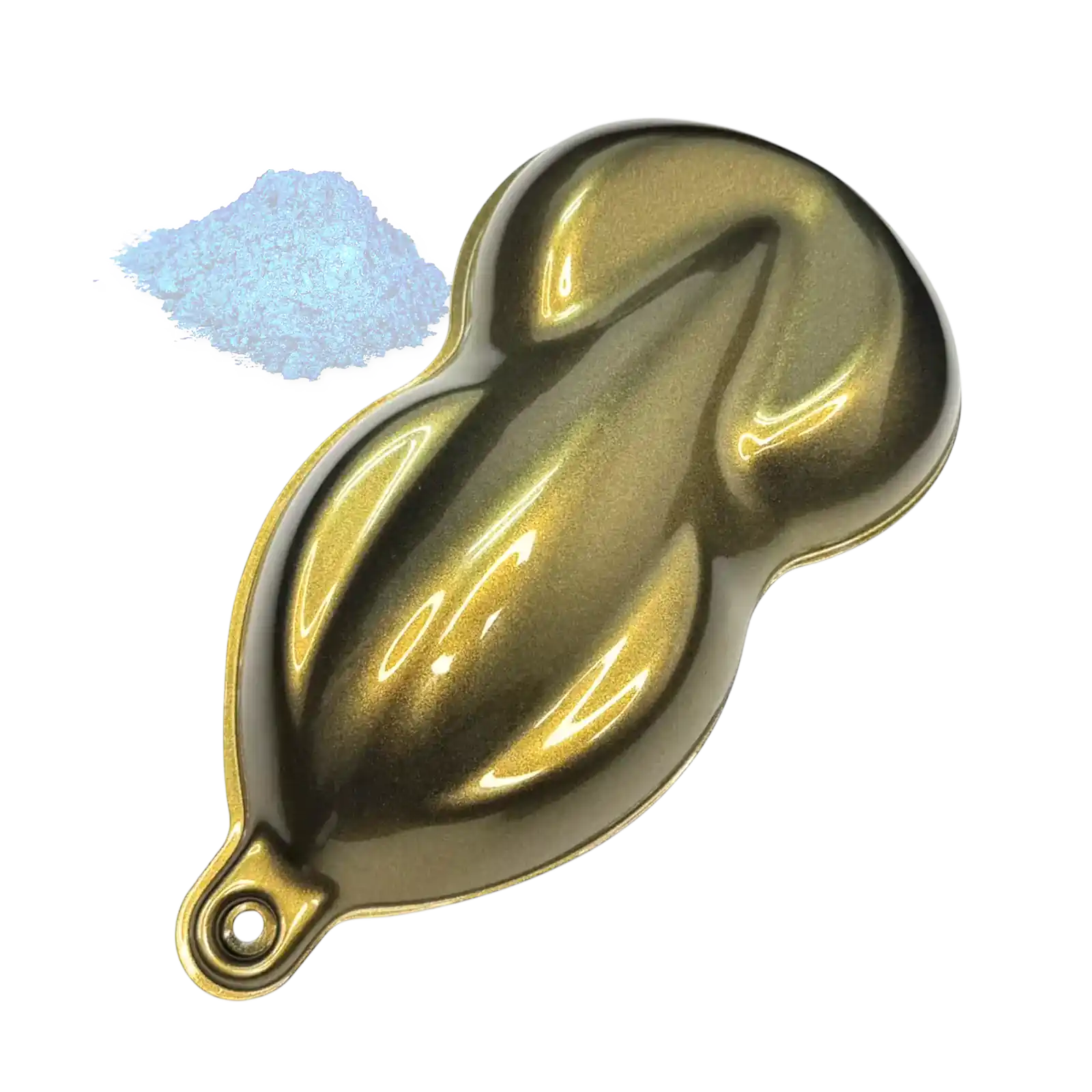 Gold Interference Pearls