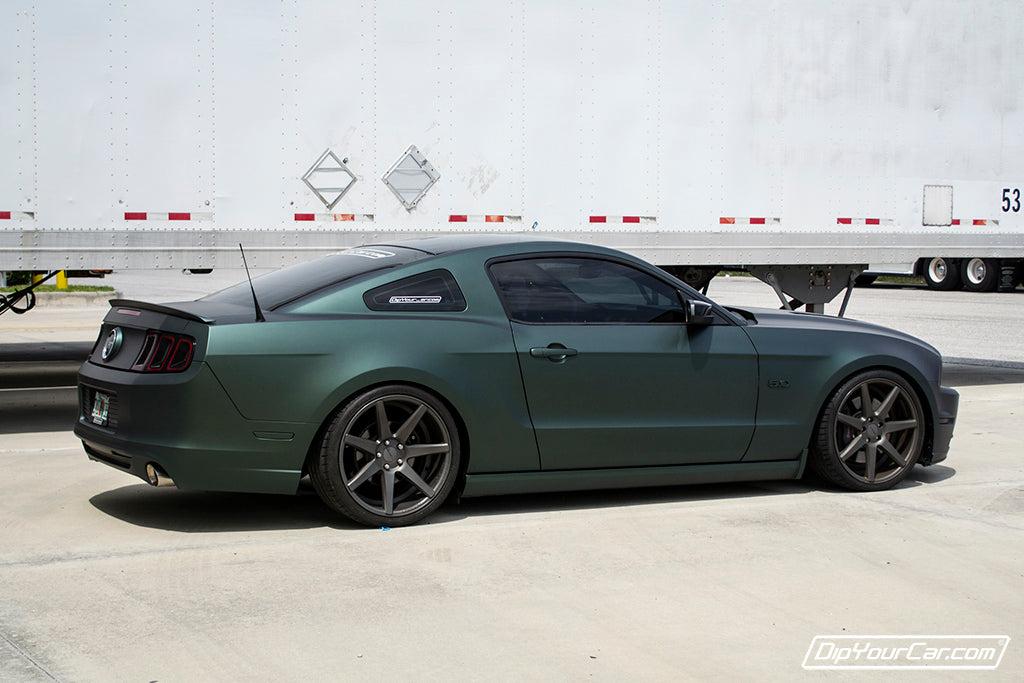 Jasper Green Plasti Dip on a customer car