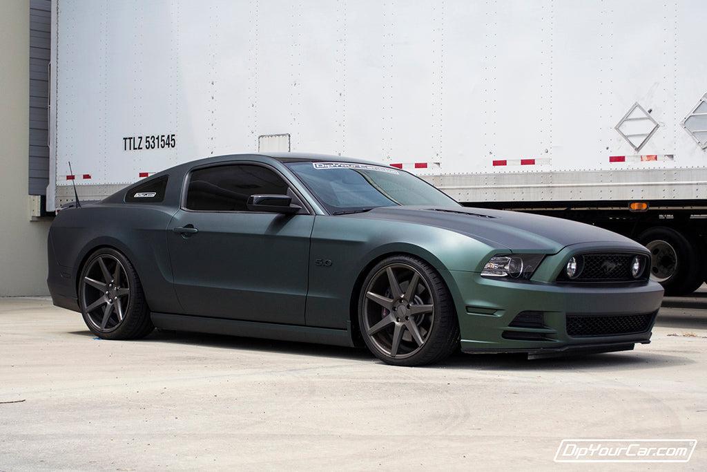 Jasper Green Plasti Dip on a customer car