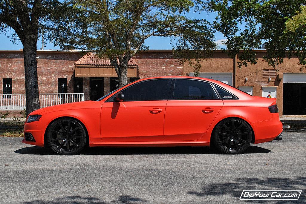 Koi Orange Plasti Dip on a customer car