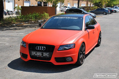 Koi Orange Plasti Dip on a customer car