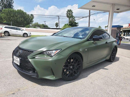 Army Green Plasti Dip on a customer car