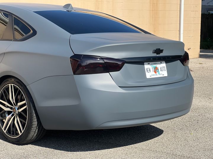 Gunmetal Grey Peelable Car Kit on a customer car