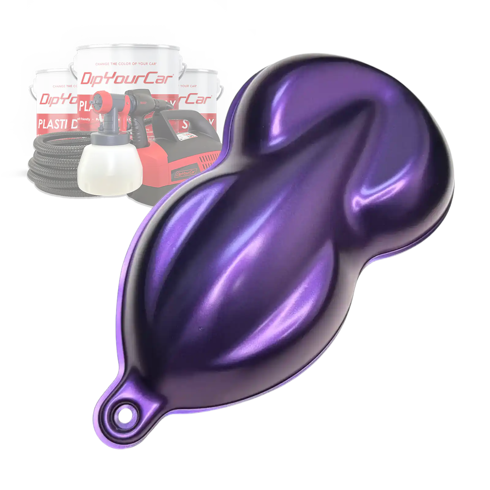 Purple Interference Peelable Car Kit
