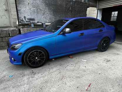 Persian Blue Plasti Dip on a customer car