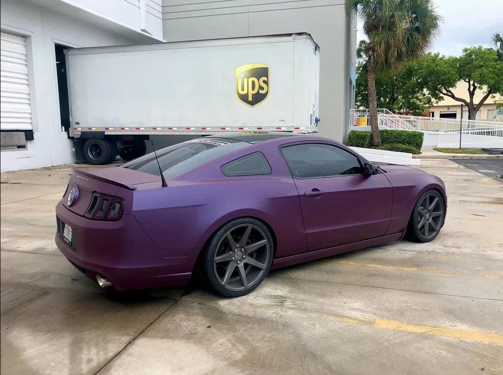 Candy Plum Plasti Dip on a customer car
