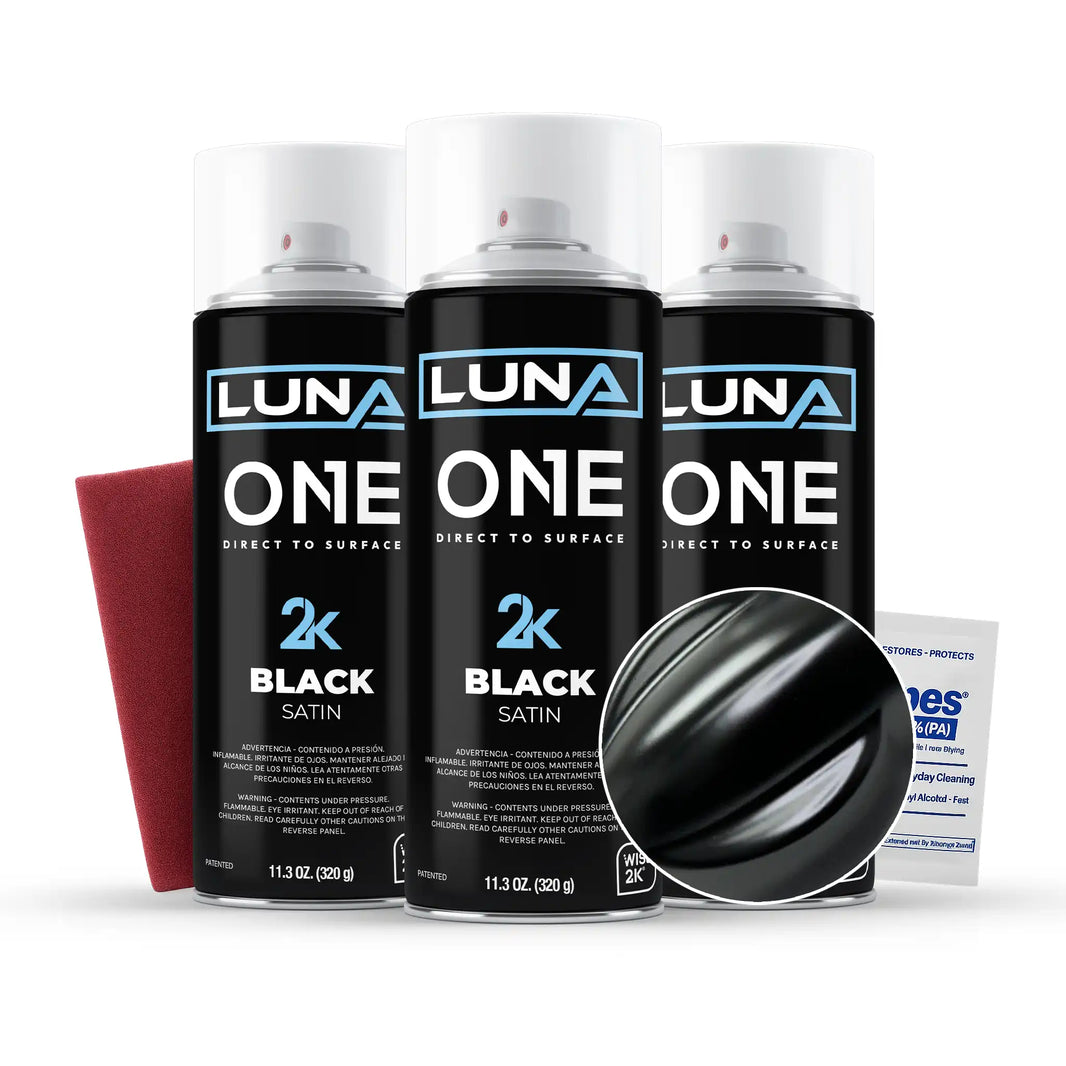 Luna One Satin Black Wheel Kit