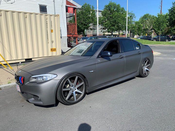 Anthracite Grey Plasti Dip on a customer car
