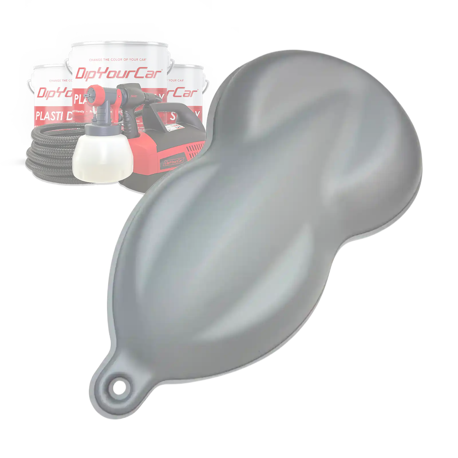 Sharkskin Grey Peelable Car Kit