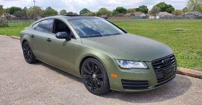 Army Green Plasti Dip on a customer car