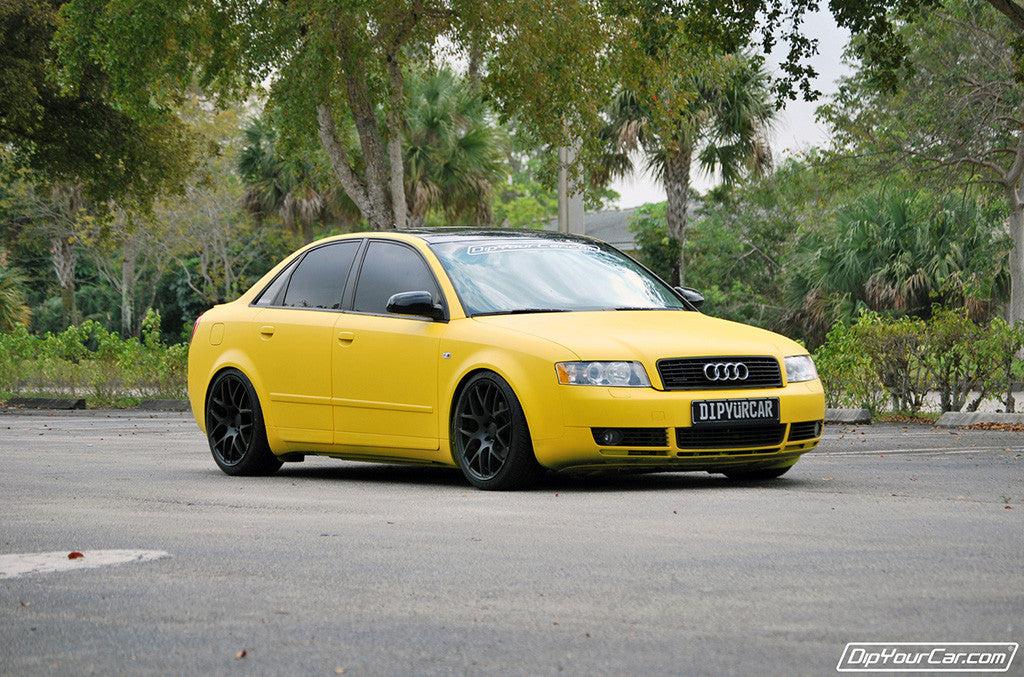 Yellow Plasti Dip on a customer car