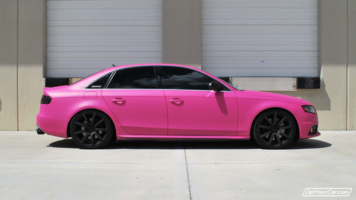 Fierce Pink Peelable Car Kit on a customer car