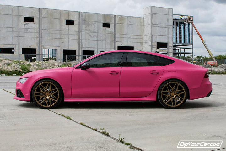 Fusion Pink Peelable Car Kit on a customer car