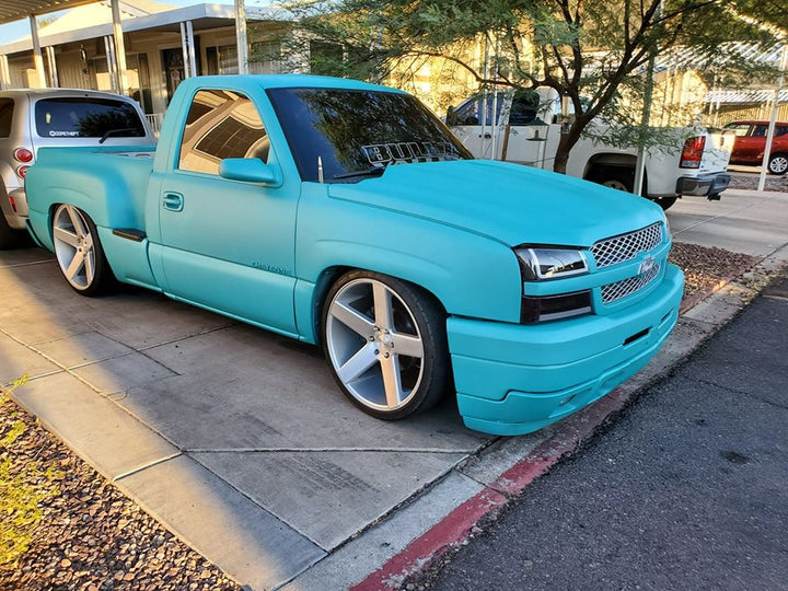 Force Teal Peelable Car Kit on a customer car