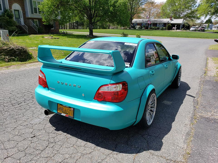 Force Teal Peelable Car Kit on a customer car