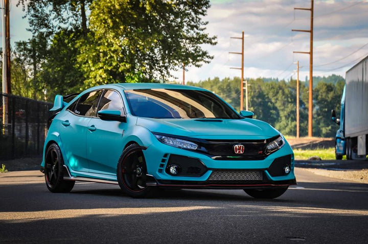 Force Teal Peelable Car Kit on a customer car
