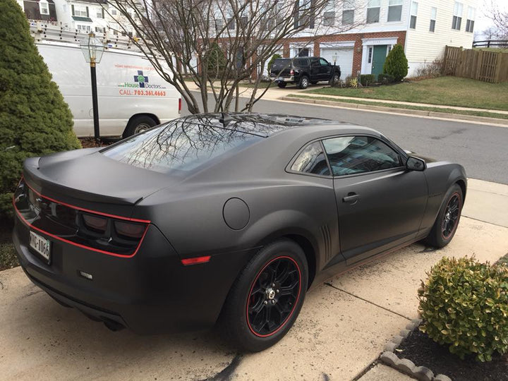 Black Peelable Car Kit on a customer car