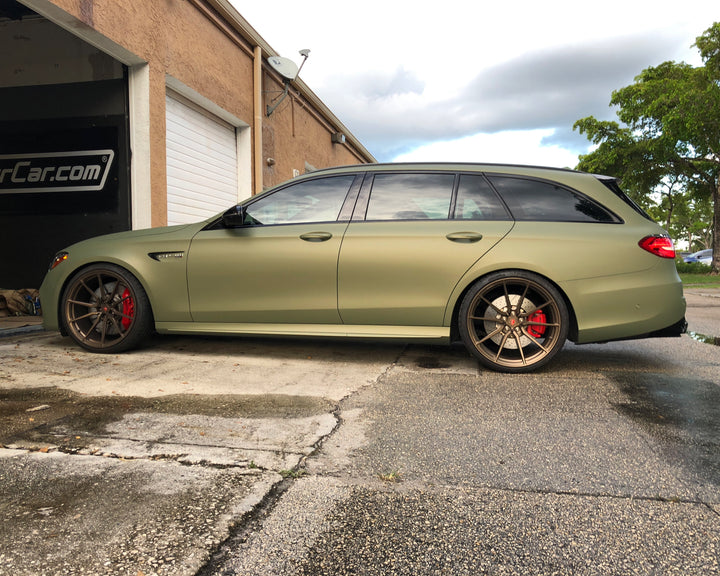 Tactical Green Peelable Car Kit on a customer car