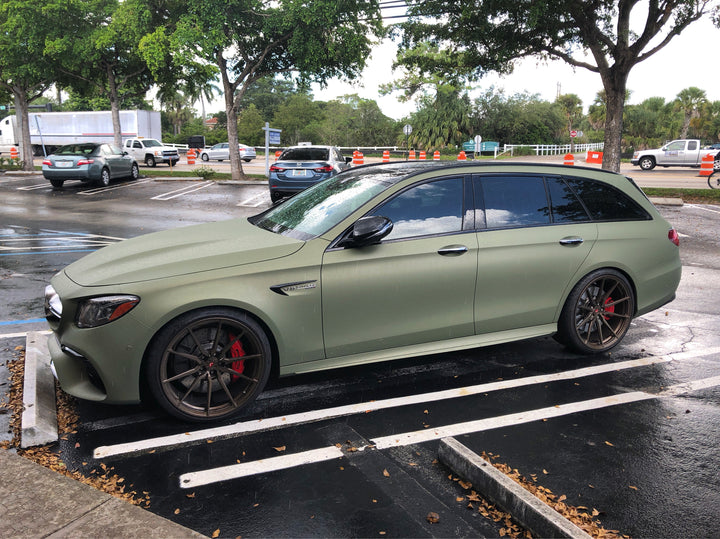 Tactical Green Peelable Car Kit on a customer car