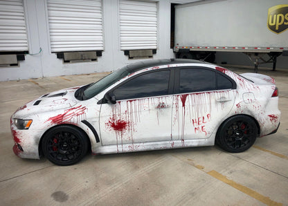 Blood Splatter Peelable Car Kit