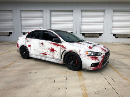 Blood Splatter Peelable Car Kit