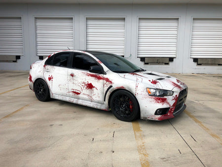 Blood Splatter Peelable Car Kit