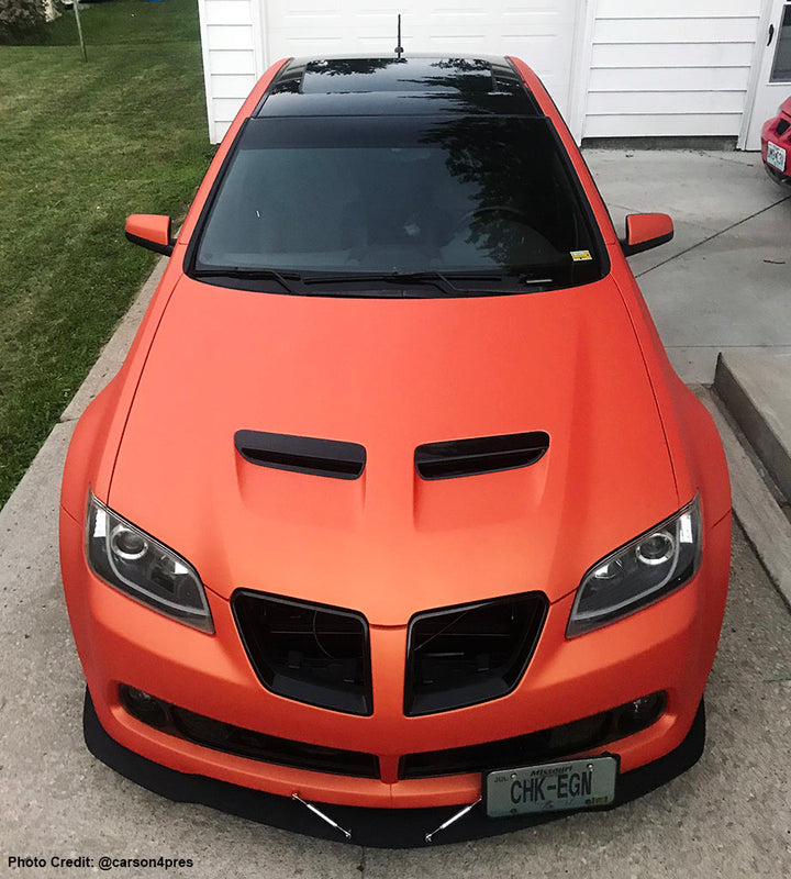 Magma Orange Peelable Car Kit on a customer car